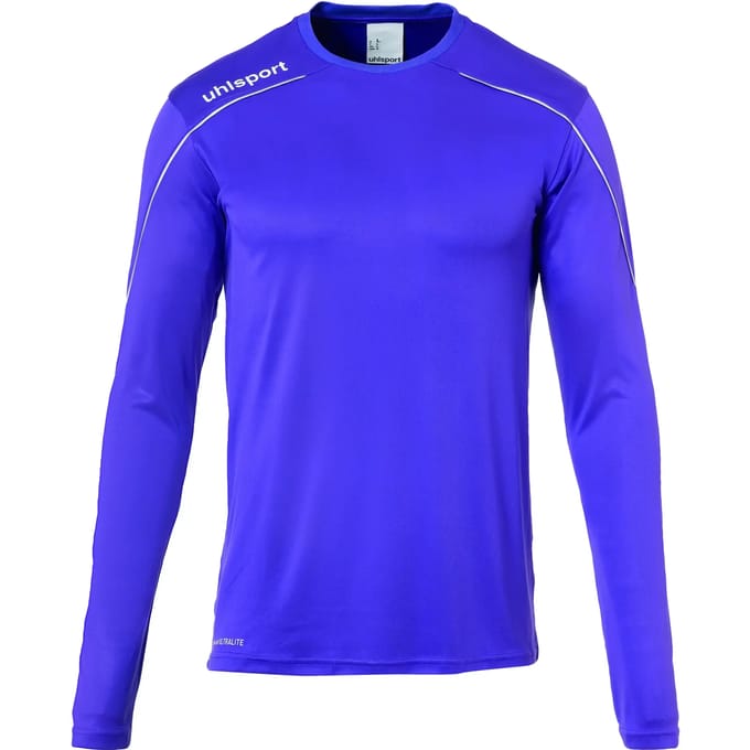 Uhlsport Stream 22 Voetbalshirt Lange Mouw Heren - Paars / Wit | Maat: M
