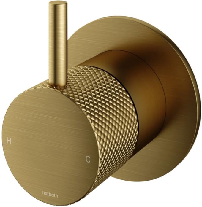 Hotbath Cobber X CX131EXT afbouwdeel inbouw mengkraan geborsteld messing PVD