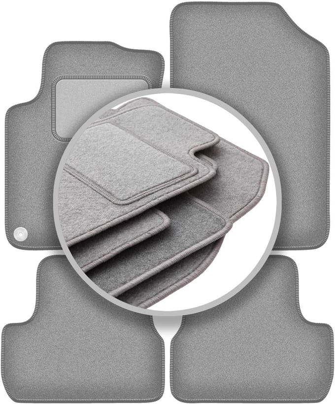 Automatten asgrijs voor: Citroen DS3 cabrio (2015-)