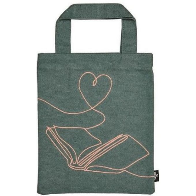 Libri_x boekentas katoen, formaat 20 x 25 cm. - boekenliefde