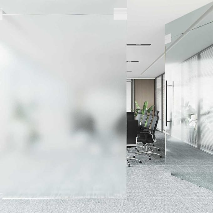 vidaXL - Zelfklevend - Raamfolie - Frosted - Grijs - 60 - x - 2000 - cm - PVC