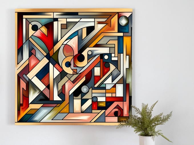 Kunstprint | Wanddecoratie | Dibond | 40 × 40 cm