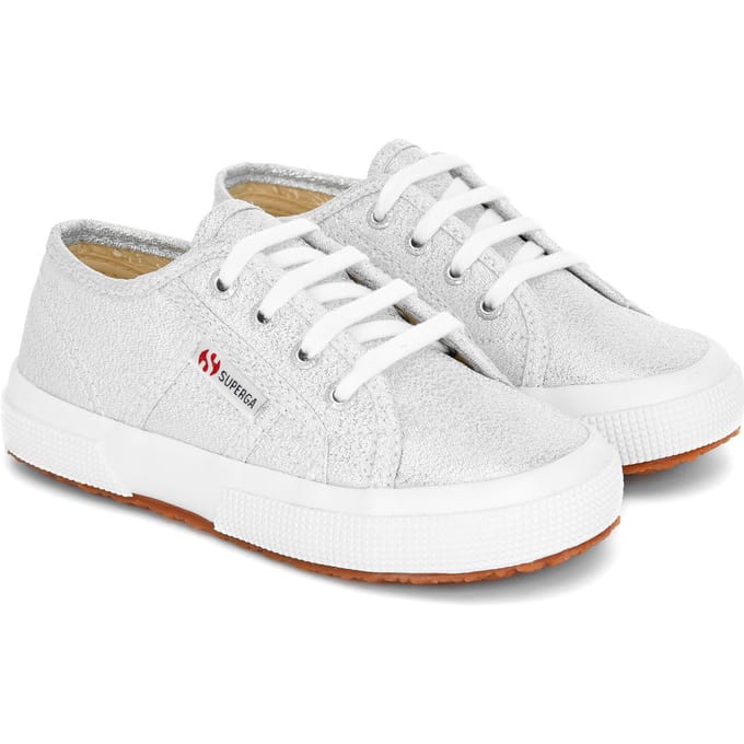 Superga Kinderen/Kinderen 2750 Lamew Lace Up Trainers (Grijs Zilver)