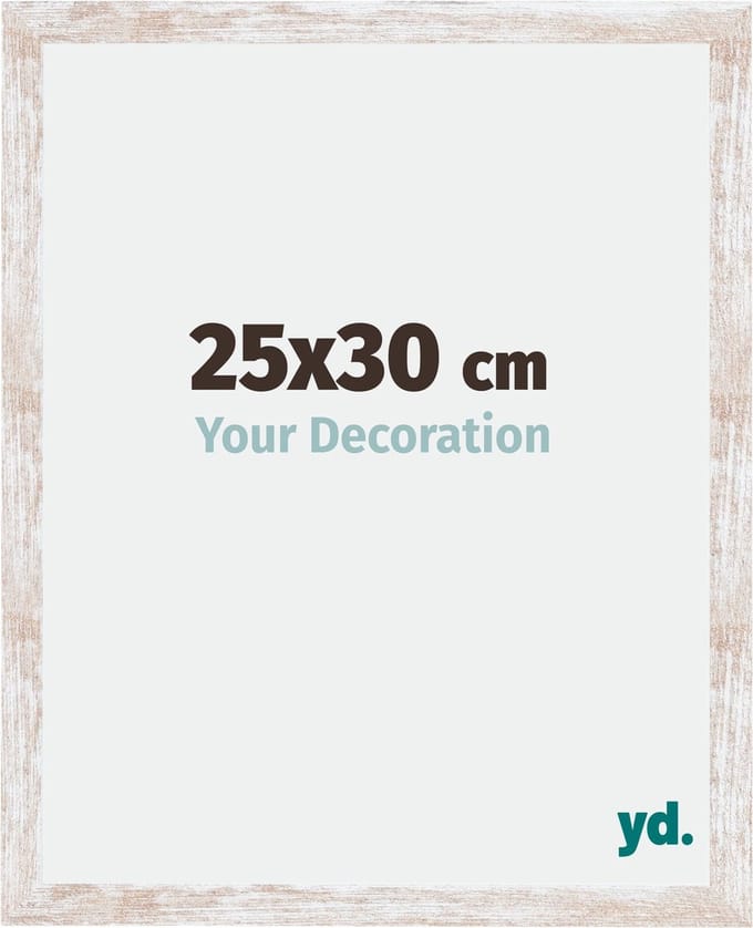 Your Decoration - Fotolijst 25x30 cm - MDF - White Wash - Catania