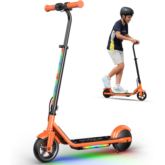 Elektrische step voor kinderen K2pro 9KM 6  150W Heren Dames Sfeerverlichting oranje