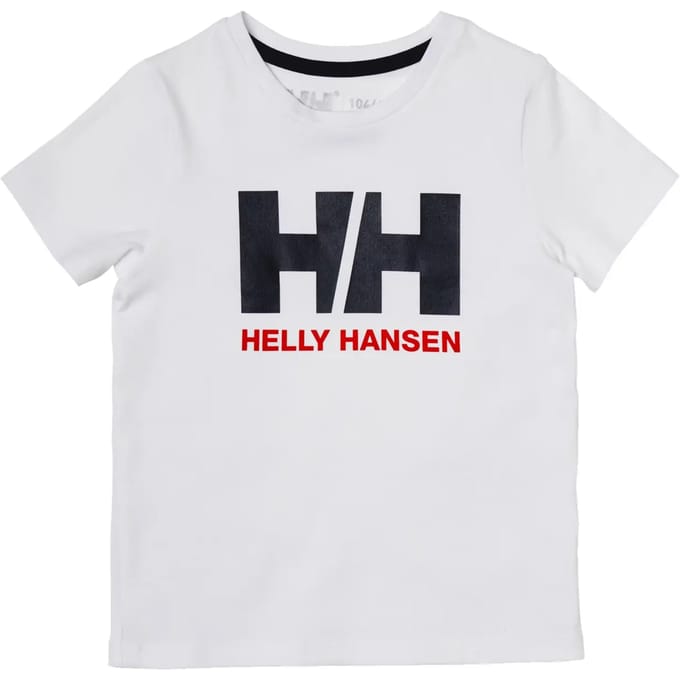 Helly Hansen Logo T-shirt Met Korte Mouwen Wit 24 Months Kinderen
