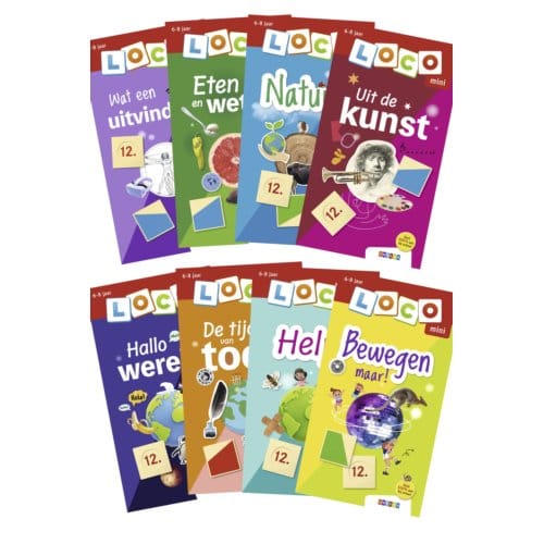 Loco Mini Pakket Code D (8 Boekjes) - Loco Mini