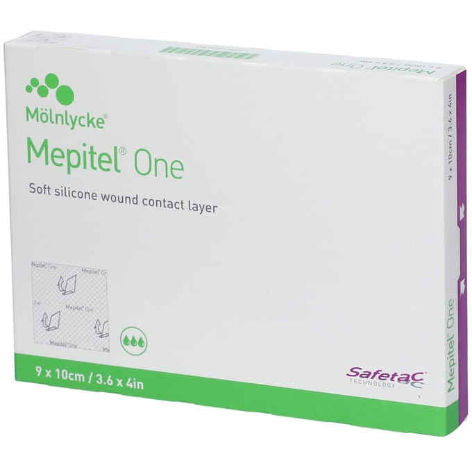 Mepitel One Wondcontactlaag 9x10cm 5 Compressen