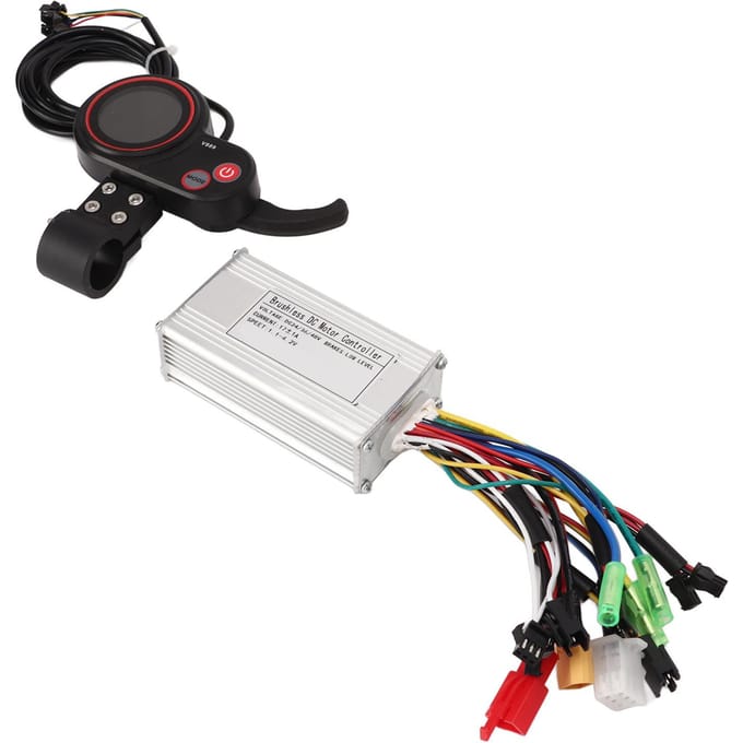 Elektrische scooter controller LCD-scherm Sinusgolf 3 modi 17A 24V 36V 48V white