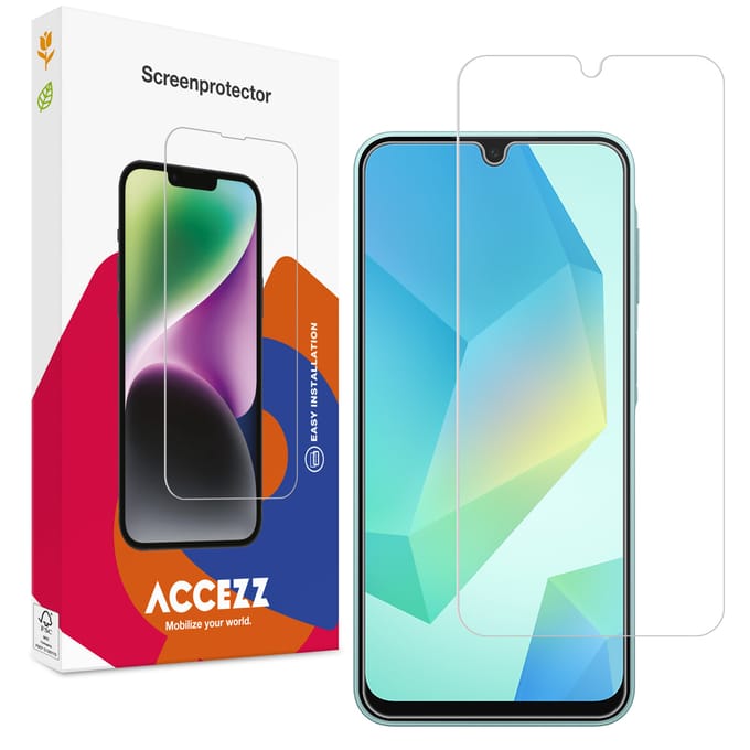 Accezz Screen Protector - Geschikt voor Samsung Galaxy A16 (4G) / A16 (5G) / A17 (5G) / A26 / A17 (4G) / A18 (4G) - Gehard Glas Screenprotector