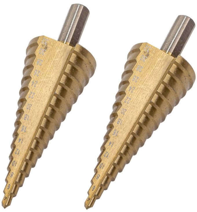 Rockforce - Stapsgewijs Conisch Boor - 2-delig - 4-32mm - HSS 4241