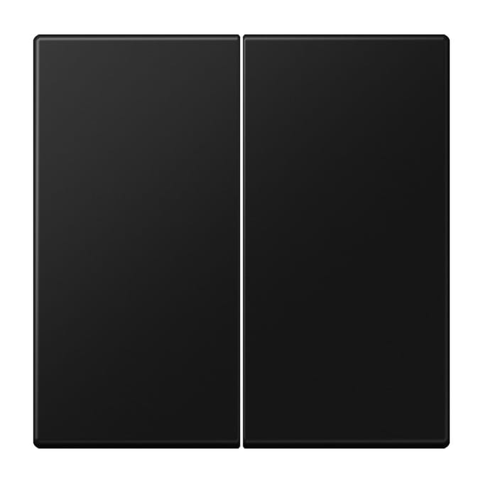KNX LS990 Serie Dubbele Schakelaar Zwart Grafiet - LS102SWM