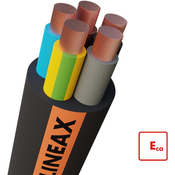Nexans H07RN-F Industriële Flexibele Kabel 5G 25mm² - 10008941 [2 Meters]