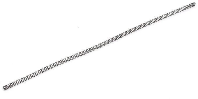 Zwarte Drukveer van Mangaanstaal - 0,4 mm x 5 mm x 305 mm