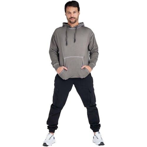 Capuchon sweaters Leone 1947 Man Hoody City Fluo