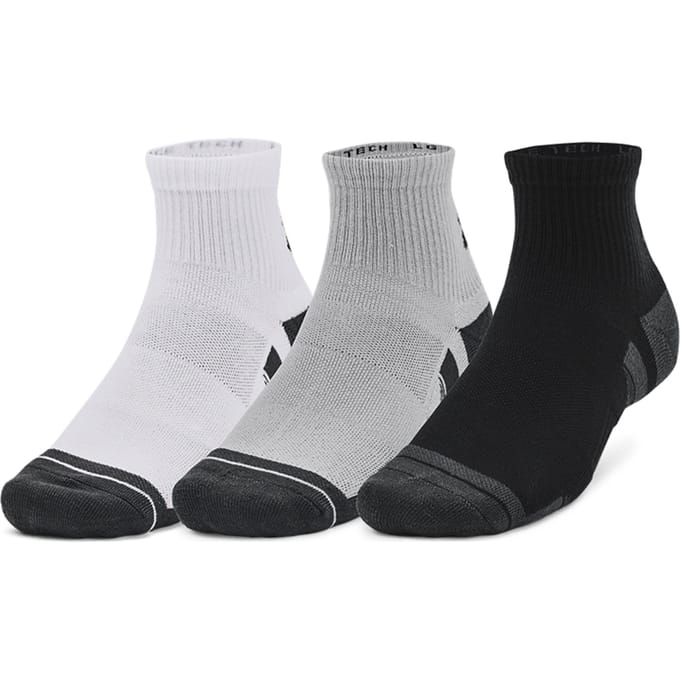 Under Armour Performance Tech Quarter Tennissokken Verpakking 3 Stuks-Grijs,Veelkleurig