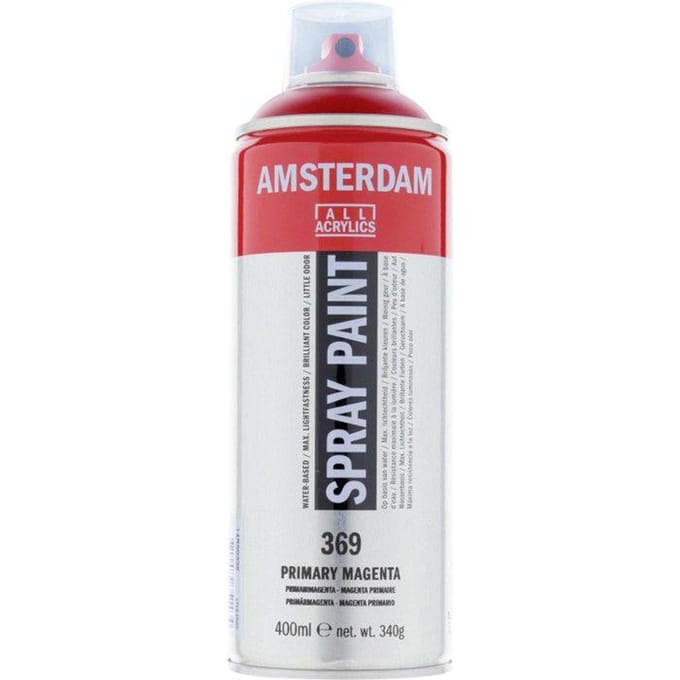 Spuitbusverf - Spraypaint - #369 - Primairmagenta - Amsterdam - 400ml