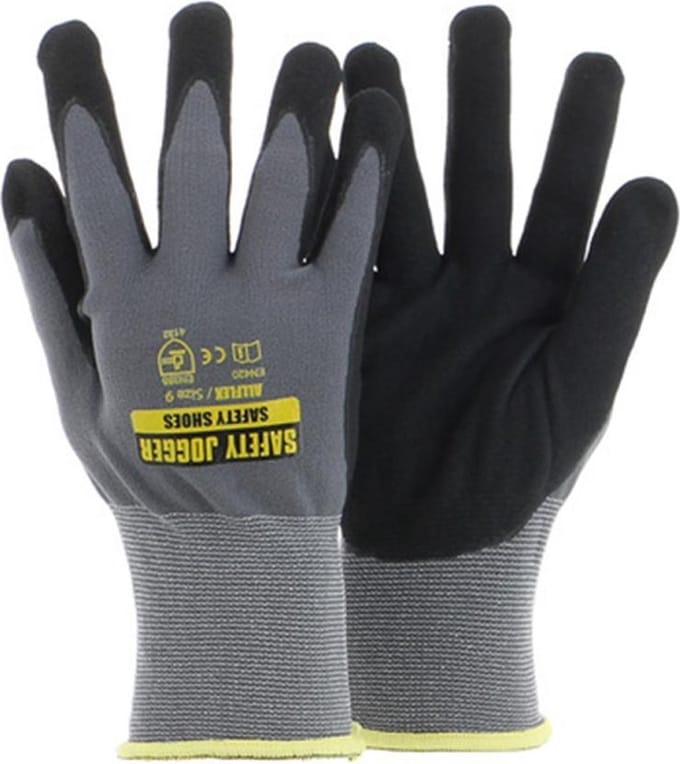 Safety Jogger Handschoen Allflex Grijs/Zwart - 3 Paar - Maat 8 (M)