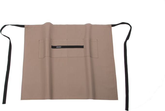 Schort Prof. Bistro, 4 zakken, 105x85 cm, taupe