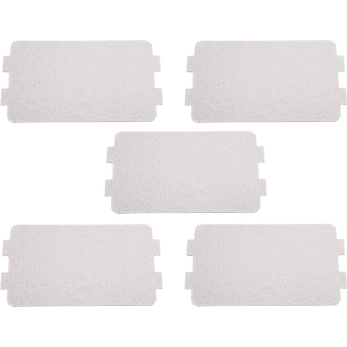 Plaque de Mica pour four à micro-ondes, accessoire de réparation de remplacement, 5 pièces white