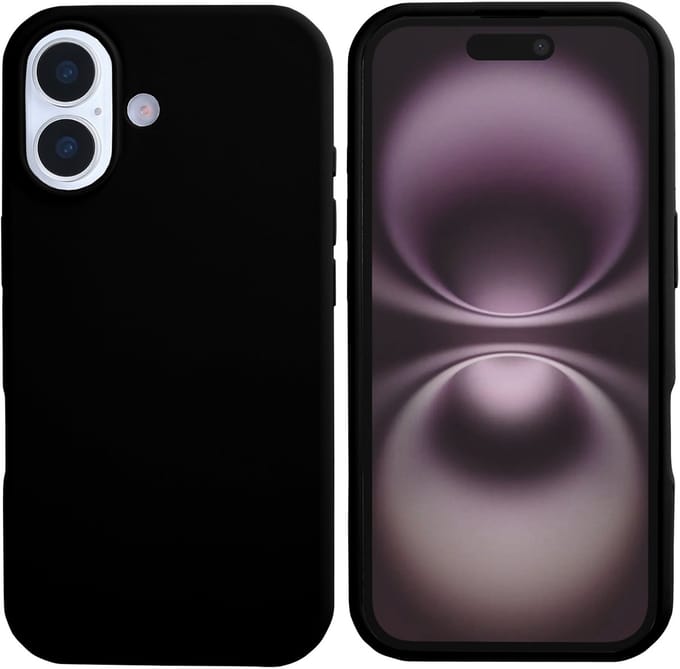 Rixus Soft TPU Phone Case For iPhone 17 Black