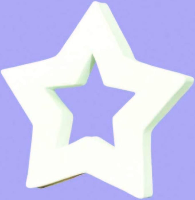 Symbool ster open 12 cm