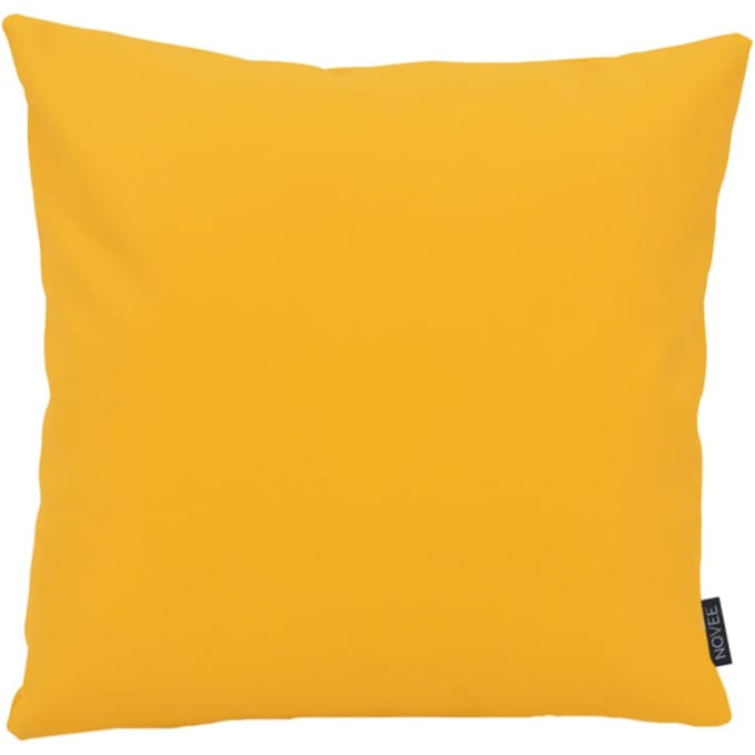 NOVÉE Sierkussen jax yellow outdoor | 45 x 45 cm | pu leder