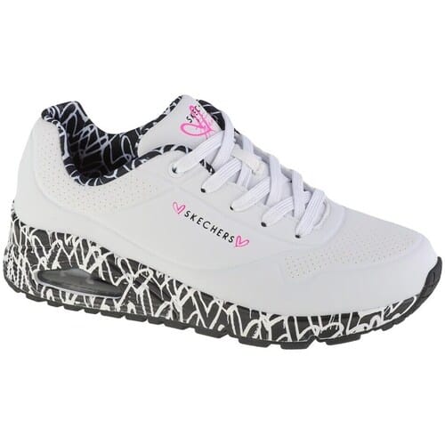 Skechers Uno - Loving Love Dames Sneakers - White