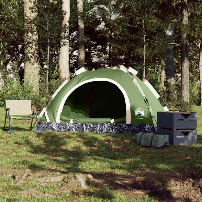 vidaXL - Tent - 2-persoons - snelontgrendeling - groen