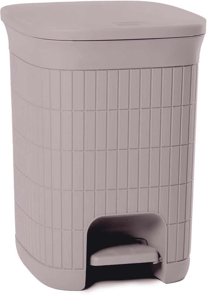 Pedaalemmer 'Domus' - 20 liter - Greige – Gerecycled kunststof