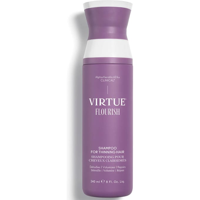 Virtue Labs, Shampooing Flourish, Cheveux Fins, 8 fl oz (240ml) pink