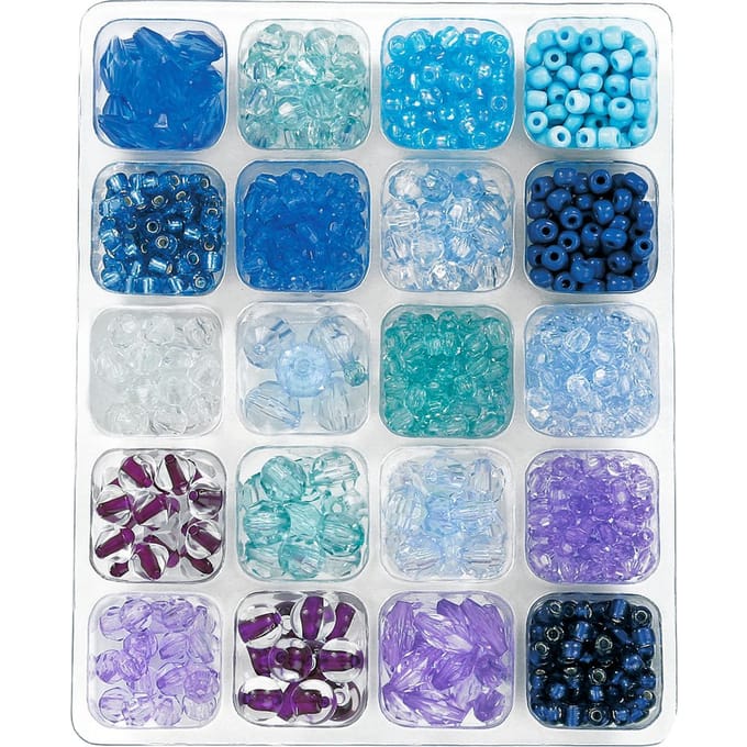 Parelmoerdoos - Blauw/Purper