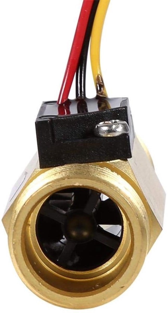 Shopcentral - Water Flow Switch - Water Flow Sensor - G1/2 Inch - Gouden Kleur