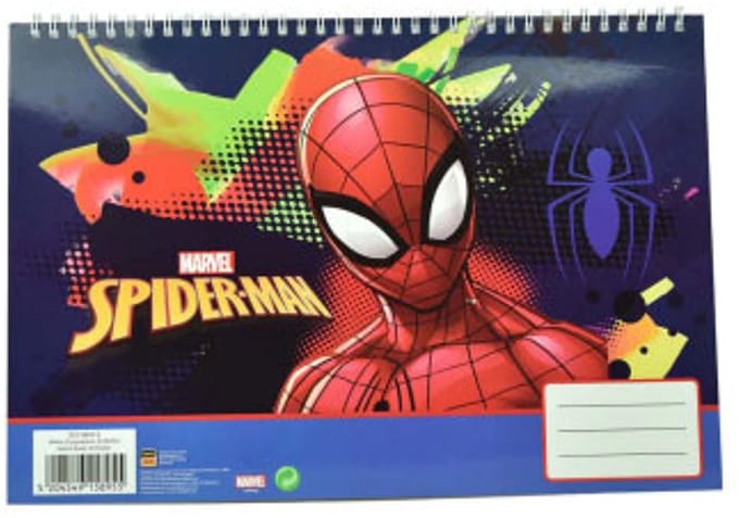 Spiderman Splotch A/4 Schetsboek - 30 pagina