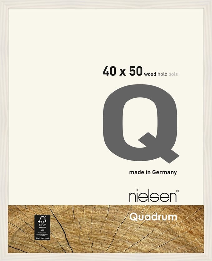 Nielsen Quadrum Houten Wissellijst White 40x50cm