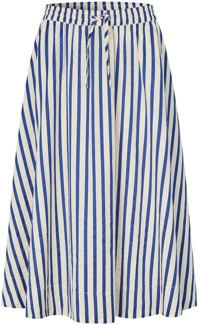Lollys Laundry Bristol - Rok - Gestreept - Blauw - L