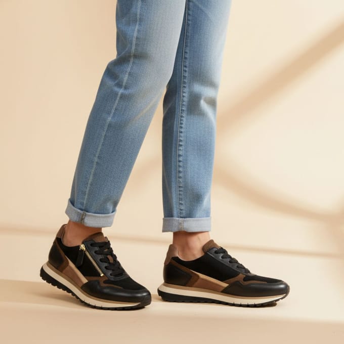 Gabor Gabor Sneakers zwart Suede