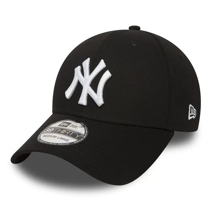 New Era MLB New York Yankees Cap - 39THIRTY - L/XL - Black/White