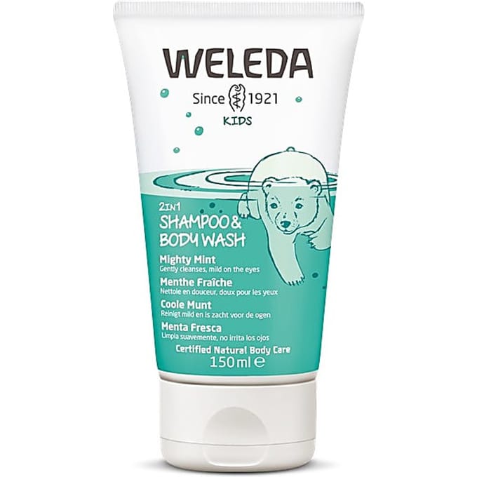 Weleda kids 2in1 Shampoo & Bodywash Coole Munt