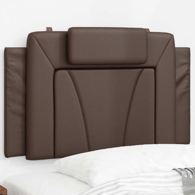 vidaXL - Hoofdbordkussen - "Viana" - 80 - cm - kunstleer - bruin
