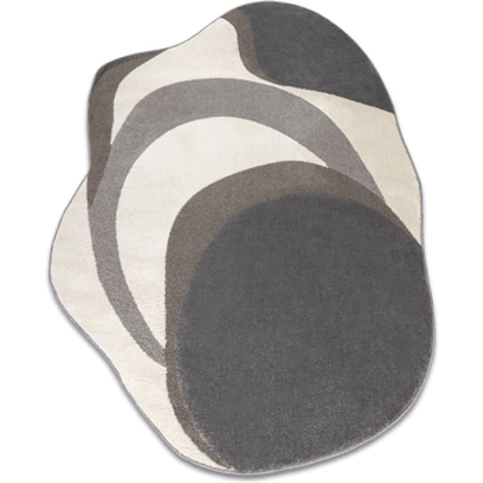Kleden Rugsx DUNE 8083 SHAPE vloerkleed crème / grijs 200x290 cm