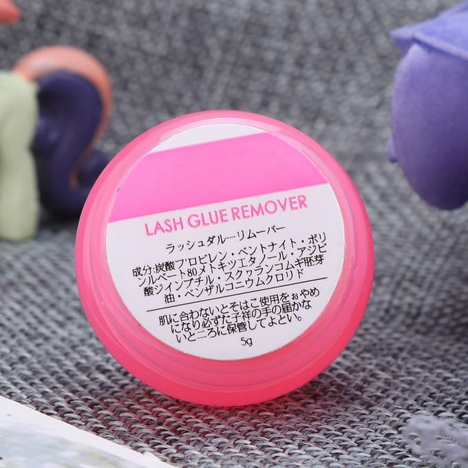 Draagbare Wimper Graften Wimperverlenging Lijmverwijderaar Kleefgel Verwijdercrème pink
