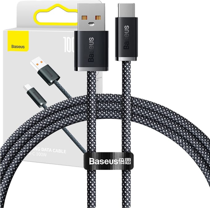 Baseus - Dynamic - Series USB - USB Type C kabel 100W 1m grijs - (CALD000616)