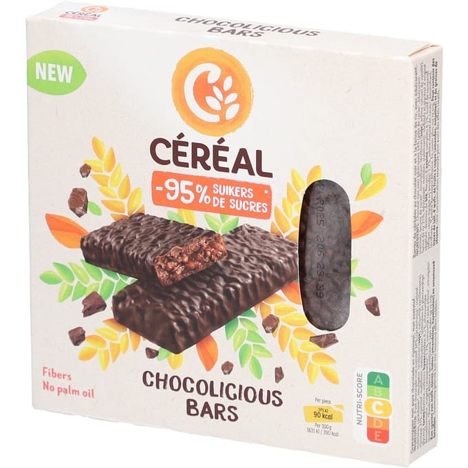 Céréal Chocolicious Bars - 3 x 23 gr