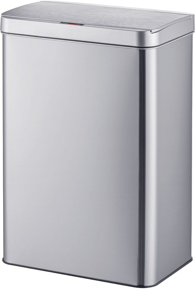 Vuilnisbak - met sensor - 60 l - zilver