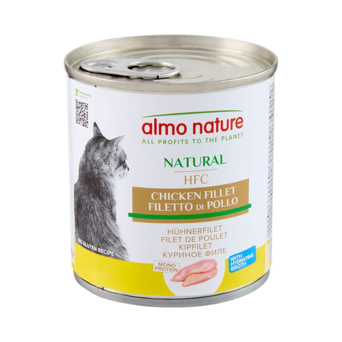 12x280g Kipfilet Almo Nature Classic Kattenvoer