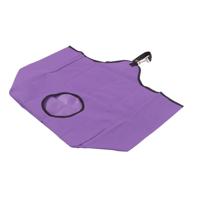 Paarden Slow Feed Hooi Netten Multifunctioneel 600D Oxford Doek Waterdichte Coating Grote Capaciteit Draagbaar paars