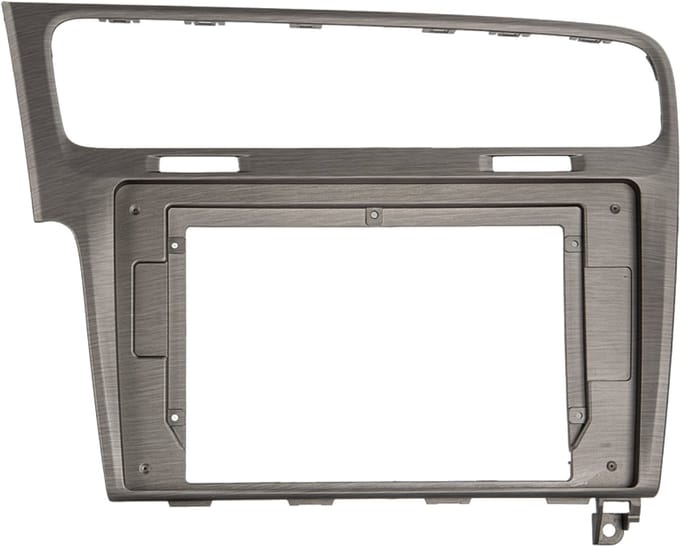2-Din Paneel 10" met aflegvak VW Golf 2013-2020 Zilver