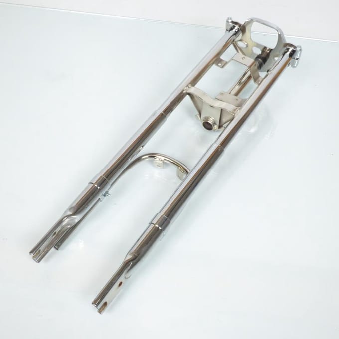 Voorvork RSM voor Bromfiets Peugeot 50 103 MVL vóór 2020 ECO / D24.5mm / verchroomd Nieuw