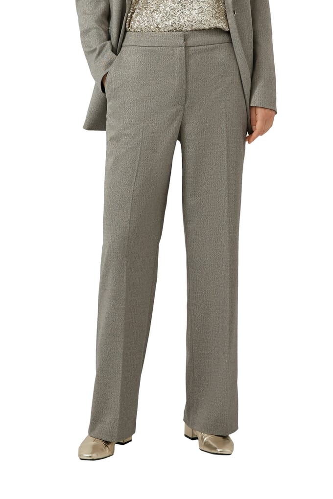 s.Oliver BLACK LABEL - Dames broek - Maat 38 - Vrouwen - ZWART - voering